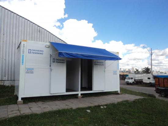 CONTAINER VIP LUXO CHUVEIRO